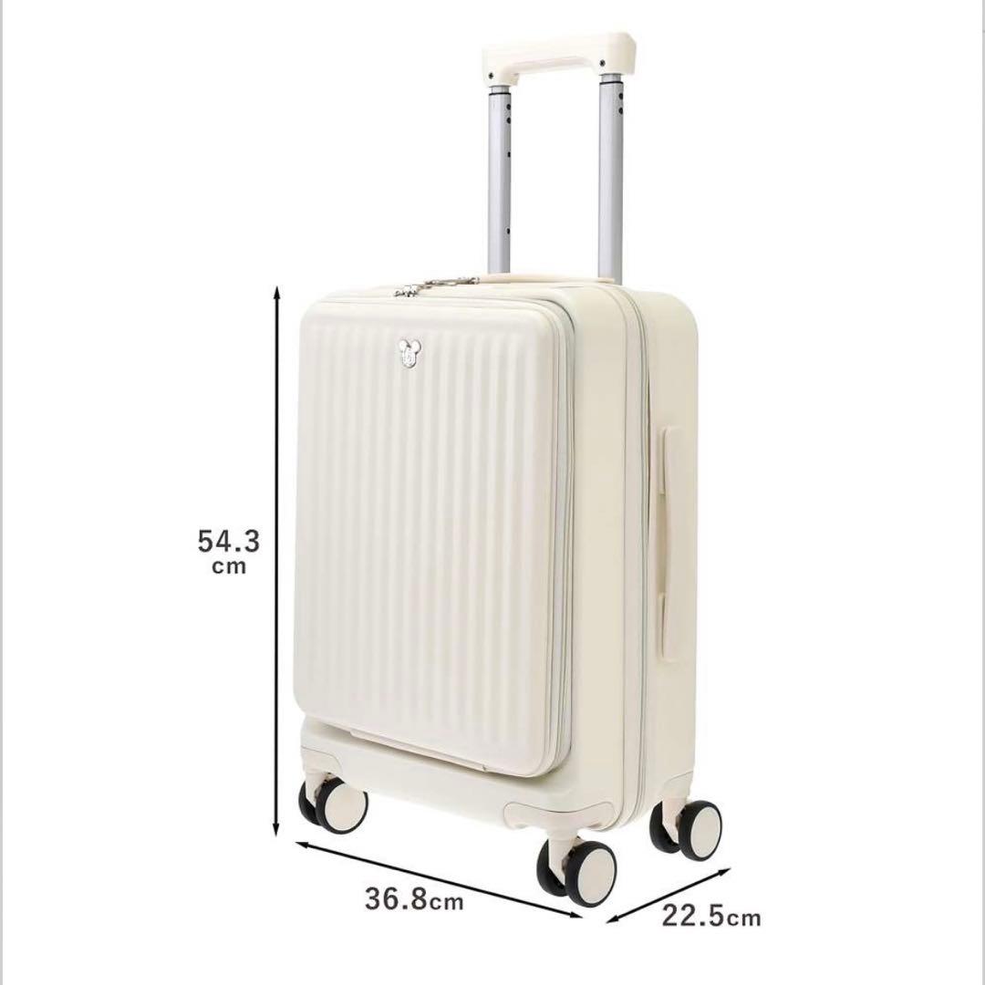 ディズニーストア ミッキー スーツケース アイボリー - メルカリ