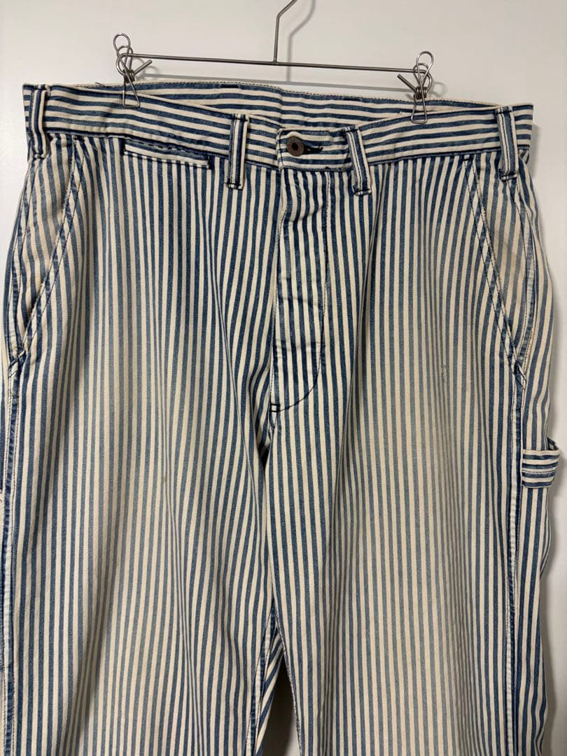 RonHermanDenim ロンハーマンデニム ヒッコリー柄ペインターパンツ