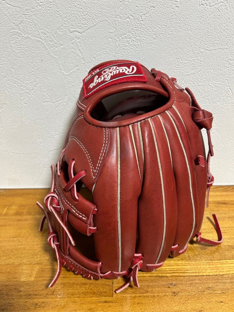 【最終値下げ】ローリングス　軟式グローブ レッド