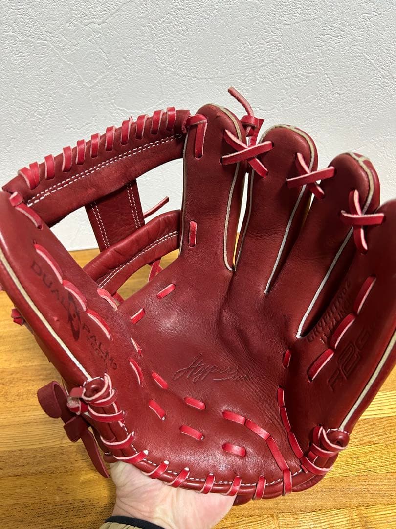 【最終値下げ】ローリングス　軟式グローブ レッド
