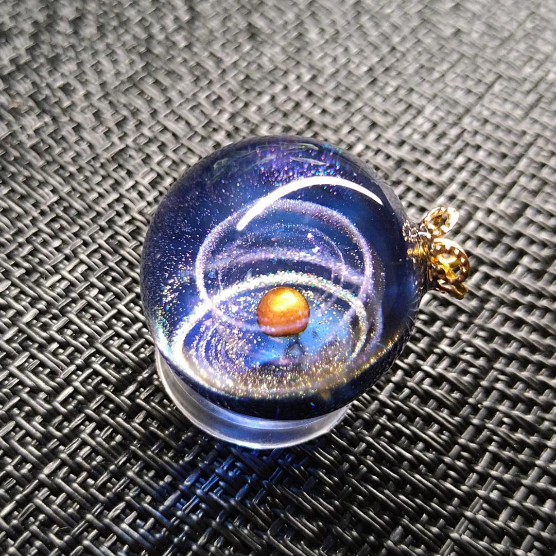 レジン宇宙玉184（24mm）：モリオン入り - メルカリ