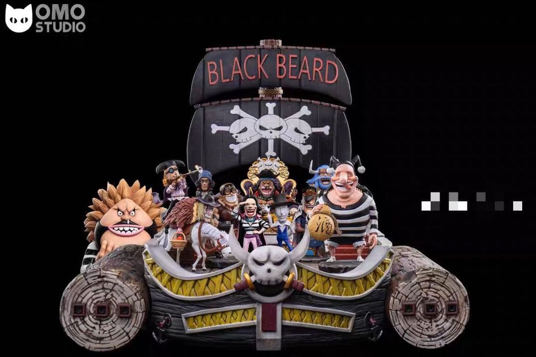 ONE ONE PIECE 黒ひげ海賊団 10体 ガレージキット ガレキ スタチュー②