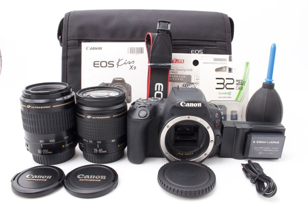 Canon EOS Kiss X9 ダブルレンズ　Wi-Fi Bluetooth