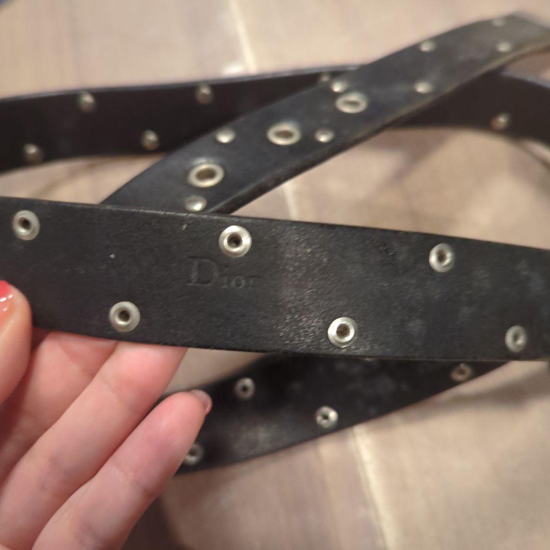 Diorhommeスタッズベルト　エディ　キムタク時代の幻、伝説のベルト超希少