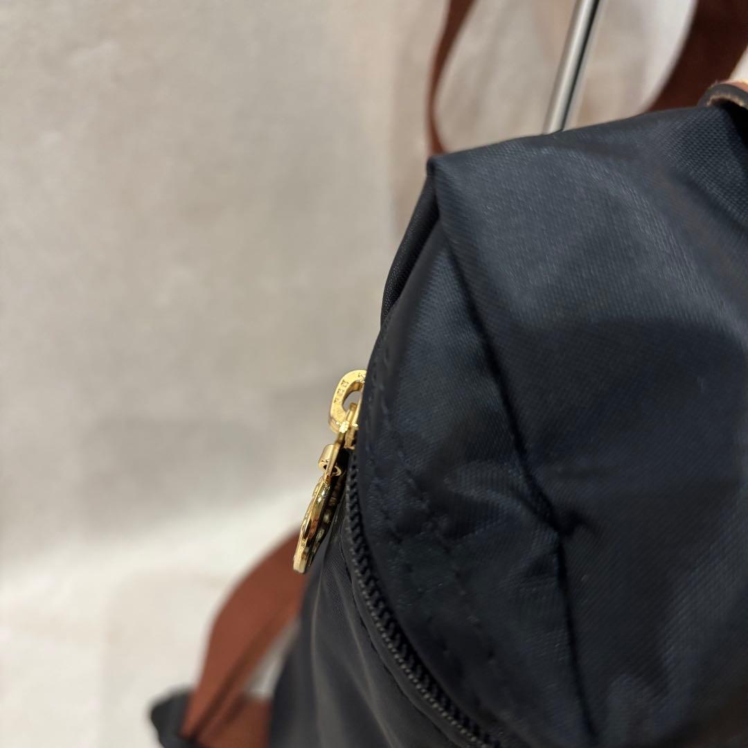美品 LONGCHAMP ロンシャン リュックサック ル・プリアージュ ブラック