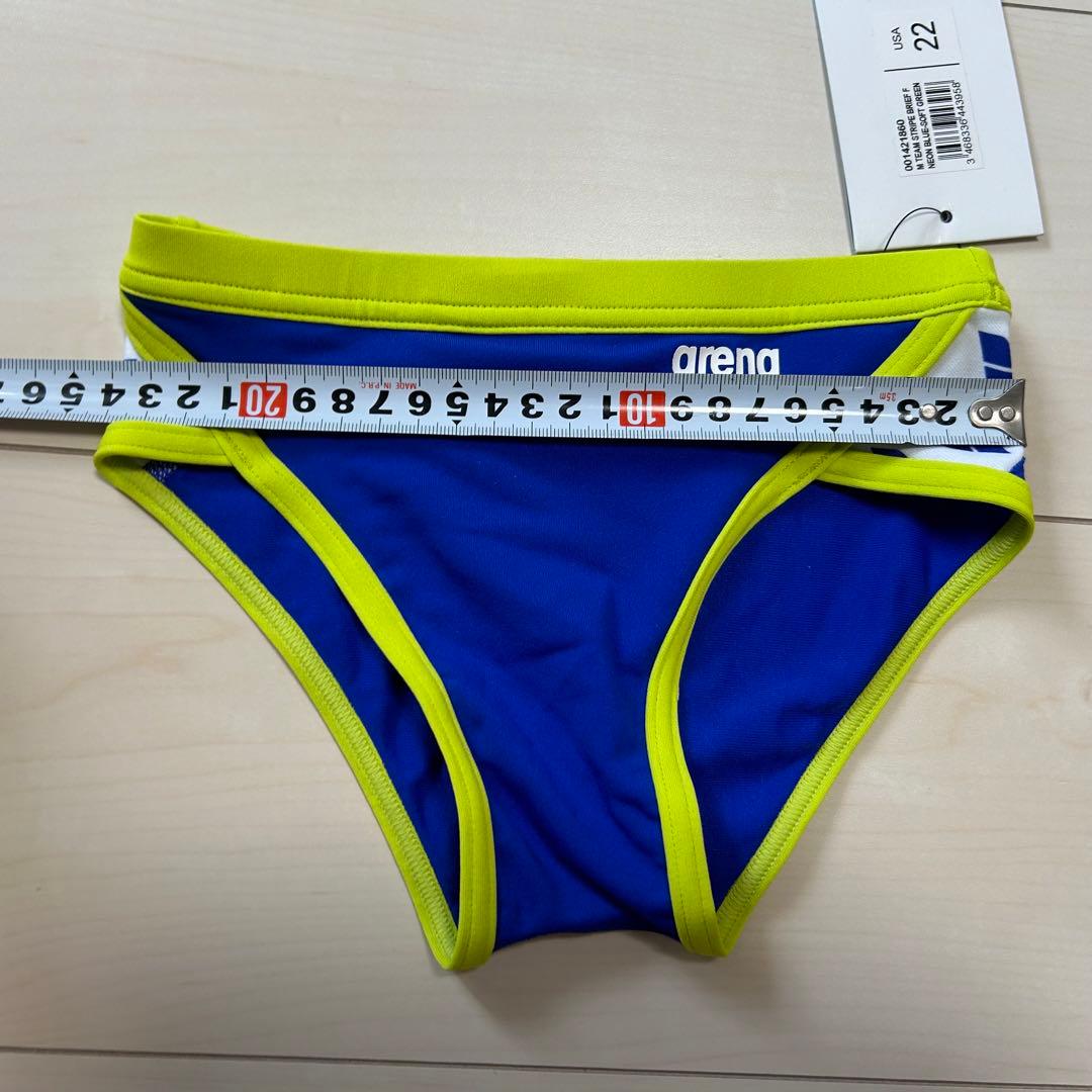 arena/アリーナ 競パン 日本未発売 競泳パンツ 青/黄色 SSサイズ #1