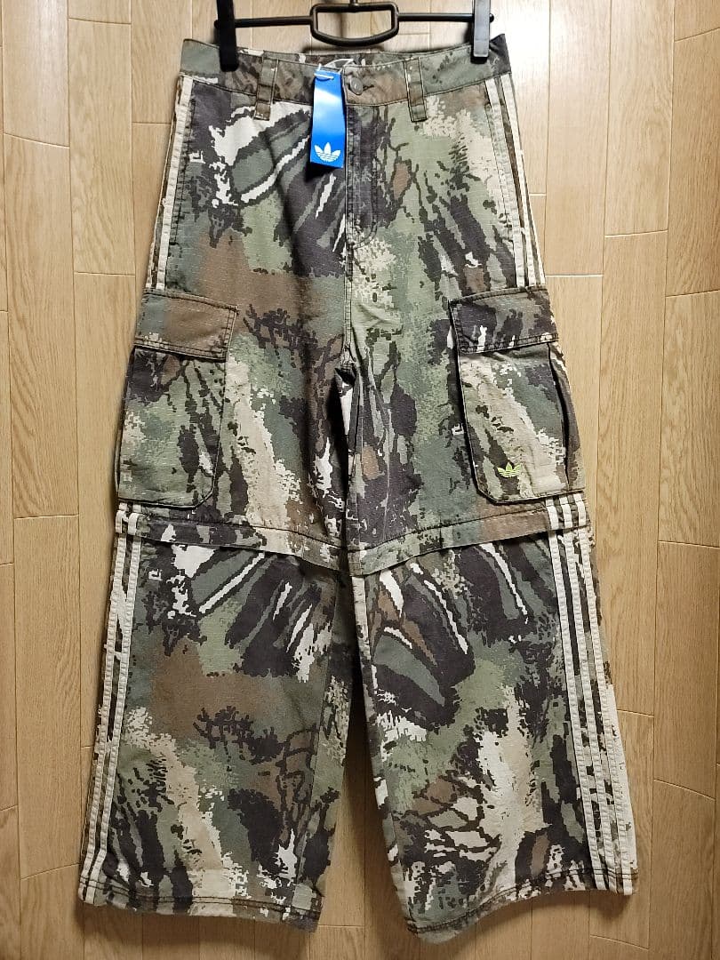 【Mサイズ】アディダスオリジナルス ジップオフ カーゴパンツ 迷彩