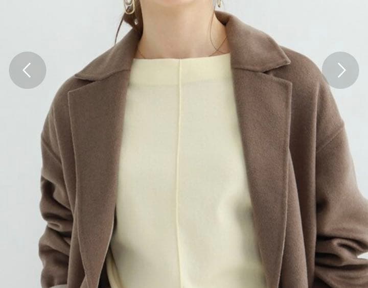 INDIVI ウォームリバーチェスターコート(ダークブラウン)