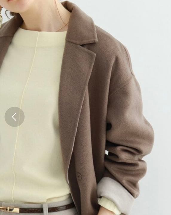 INDIVI ウォームリバーチェスターコート(ダークブラウン)