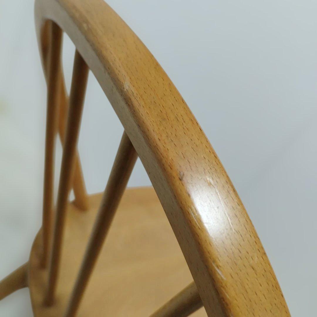 ③【鈴木】飛騨産業 キツツキ ウィンザーチェア 北欧 ダイニングチェア