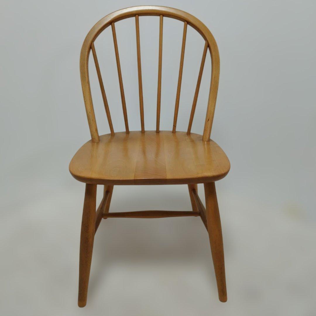 ③【鈴木】飛騨産業 キツツキ ウィンザーチェア 北欧 ダイニングチェア