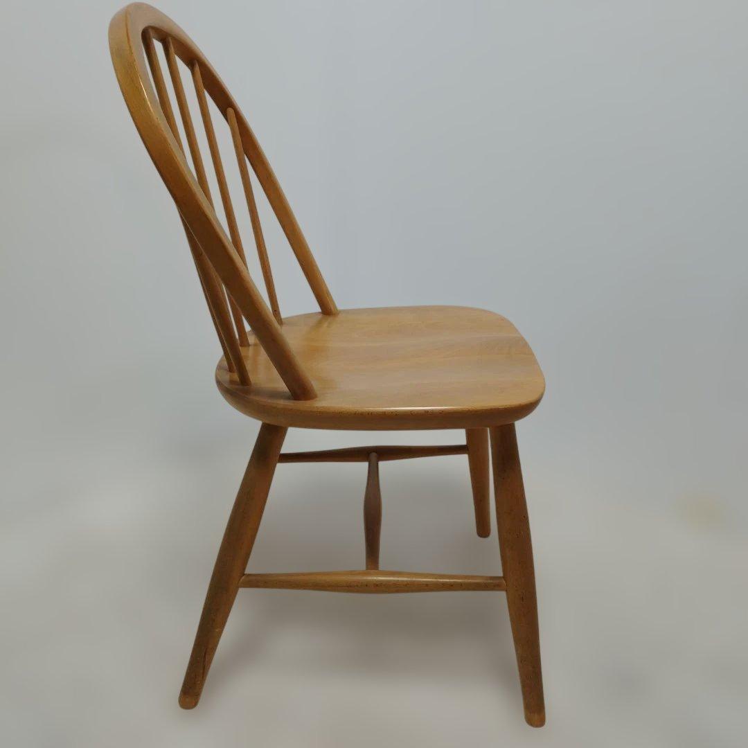 ③【鈴木】飛騨産業 キツツキ ウィンザーチェア 北欧 ダイニングチェア