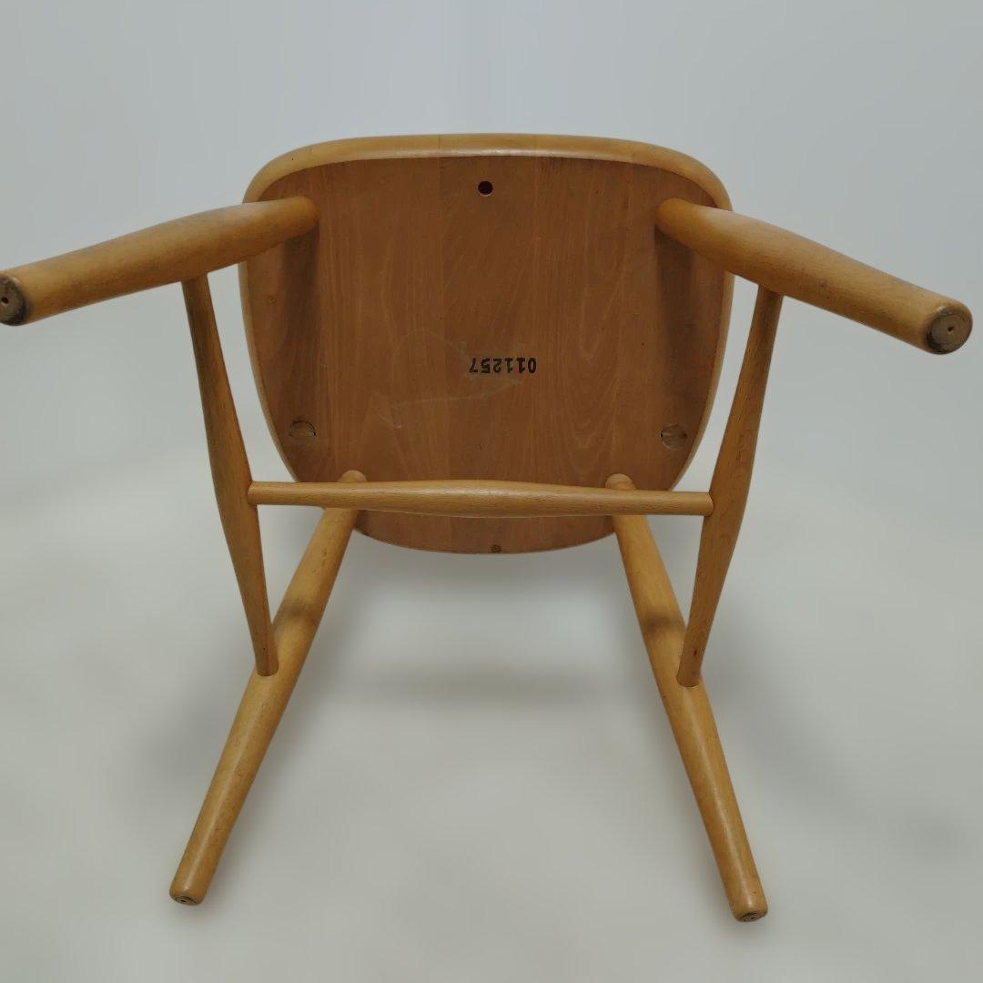 ③【鈴木】飛騨産業 キツツキ ウィンザーチェア 北欧 ダイニングチェア