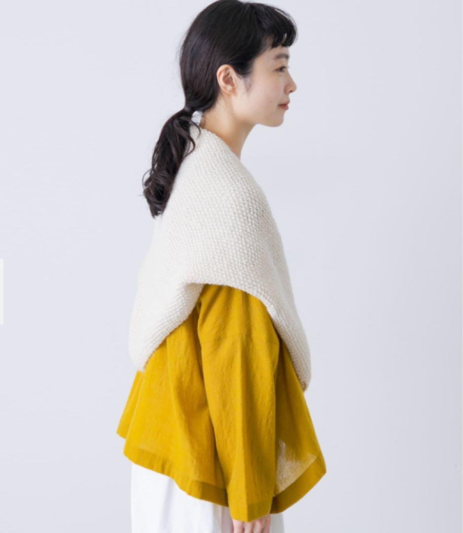 【新品・タグ付き】かぐれ　ペルータッセルストール　IVORY