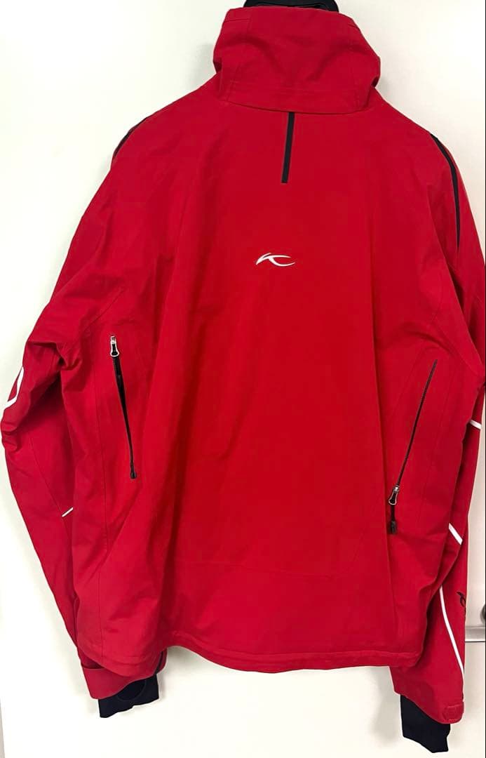 KJUS メンズ　スキーウェア 48 レッド RECCO 高機能 防水 防風