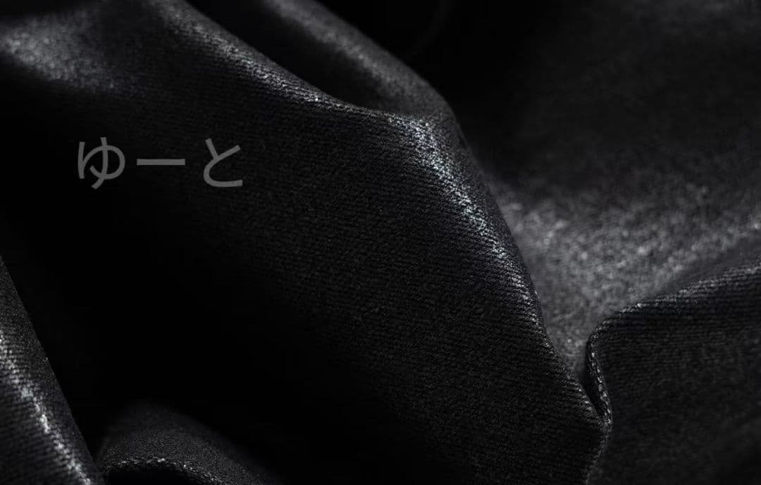 bolan似black waxed flare denim opium