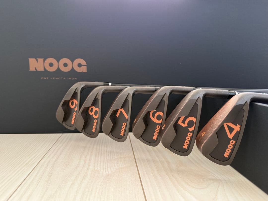 【中古】NOOG ノーグ ワンレングスアイアンセット 4i〜9i【6本】