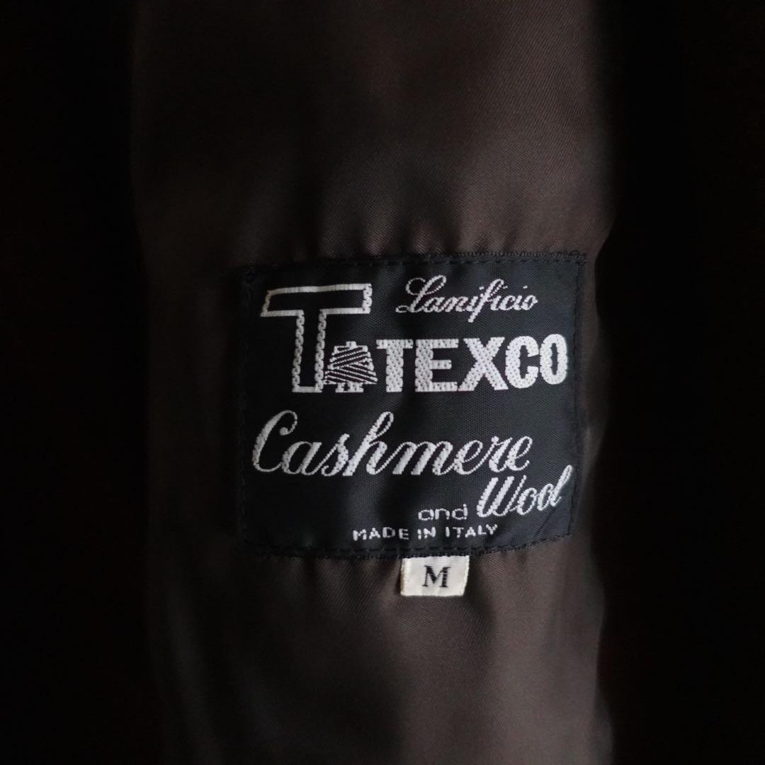 1980s Lanificio カシミアウールダブルチェスターコート イタリア製