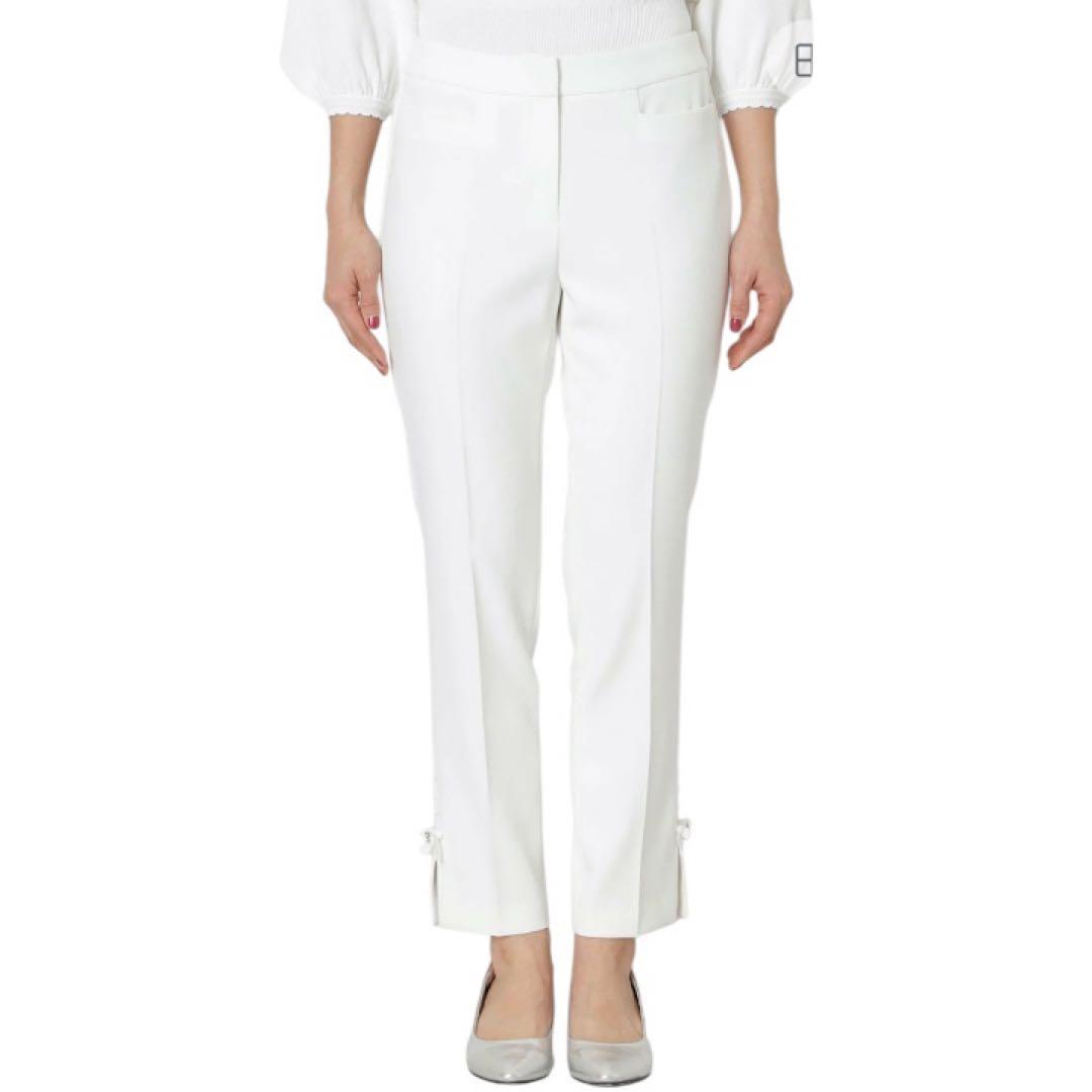 【チャコ様】新品トゥービーシック　ボディシェルパンツフラワーラインストーン　44