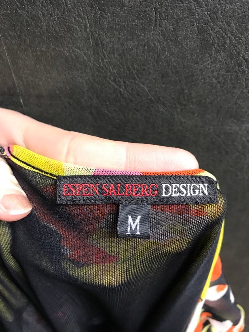 【エスパン】黄色花柄トップス3531