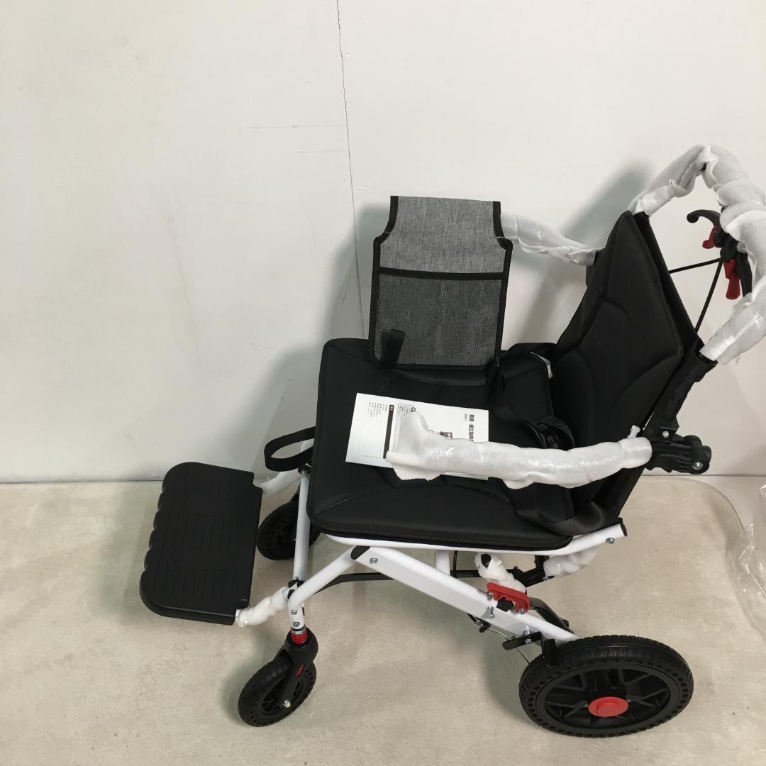 新品車椅子 アルミ製 軽量 介助用 コンパクト 折りたたみ可能1382-170