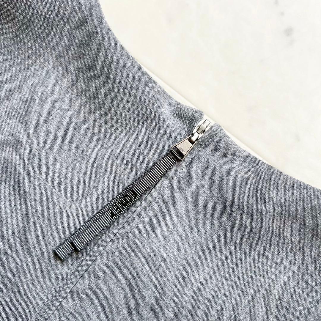 定価8万 FOXEY アビゲイル オーガンジーワンピース ドレス グレー 40