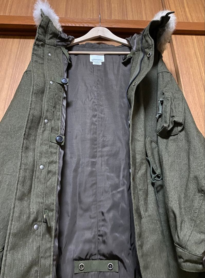 新品 visvim SIX-FIVE FISHTAIL PARKA (W/L)