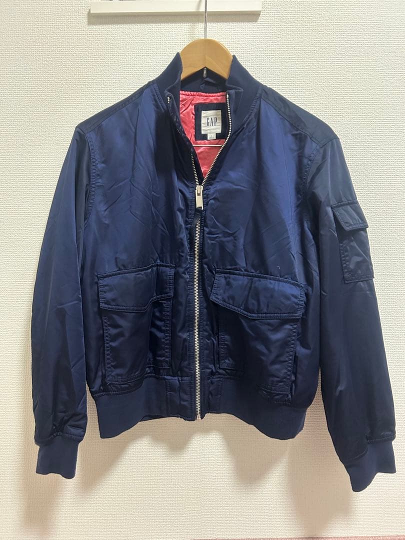 00s 90s old gap ma1 ボンバージャケット ネイビー - ジャケット