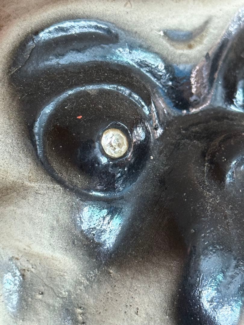 アンティーク雑貨 Vintage Chalkware Bulldog