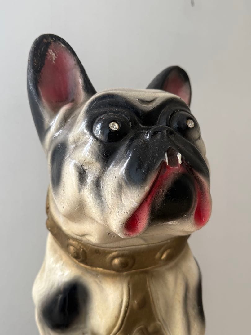 アンティーク雑貨 Vintage Chalkware Bulldog