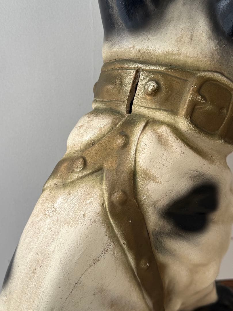 アンティーク雑貨 Vintage Chalkware Bulldog