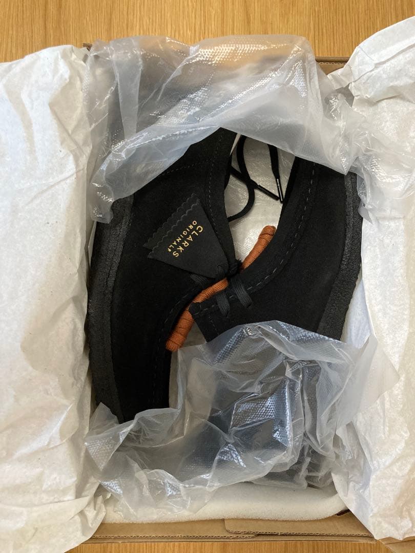 Clarks ワラビーブラック 25.5cm UK7h