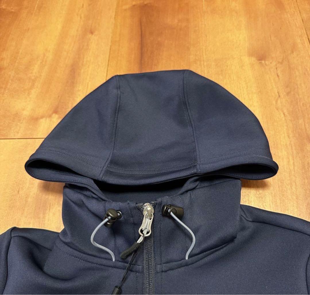 ブリーフィング　3Dロゴ　フード付パーカー　ネイビー　サイズXS 新品タグ付き