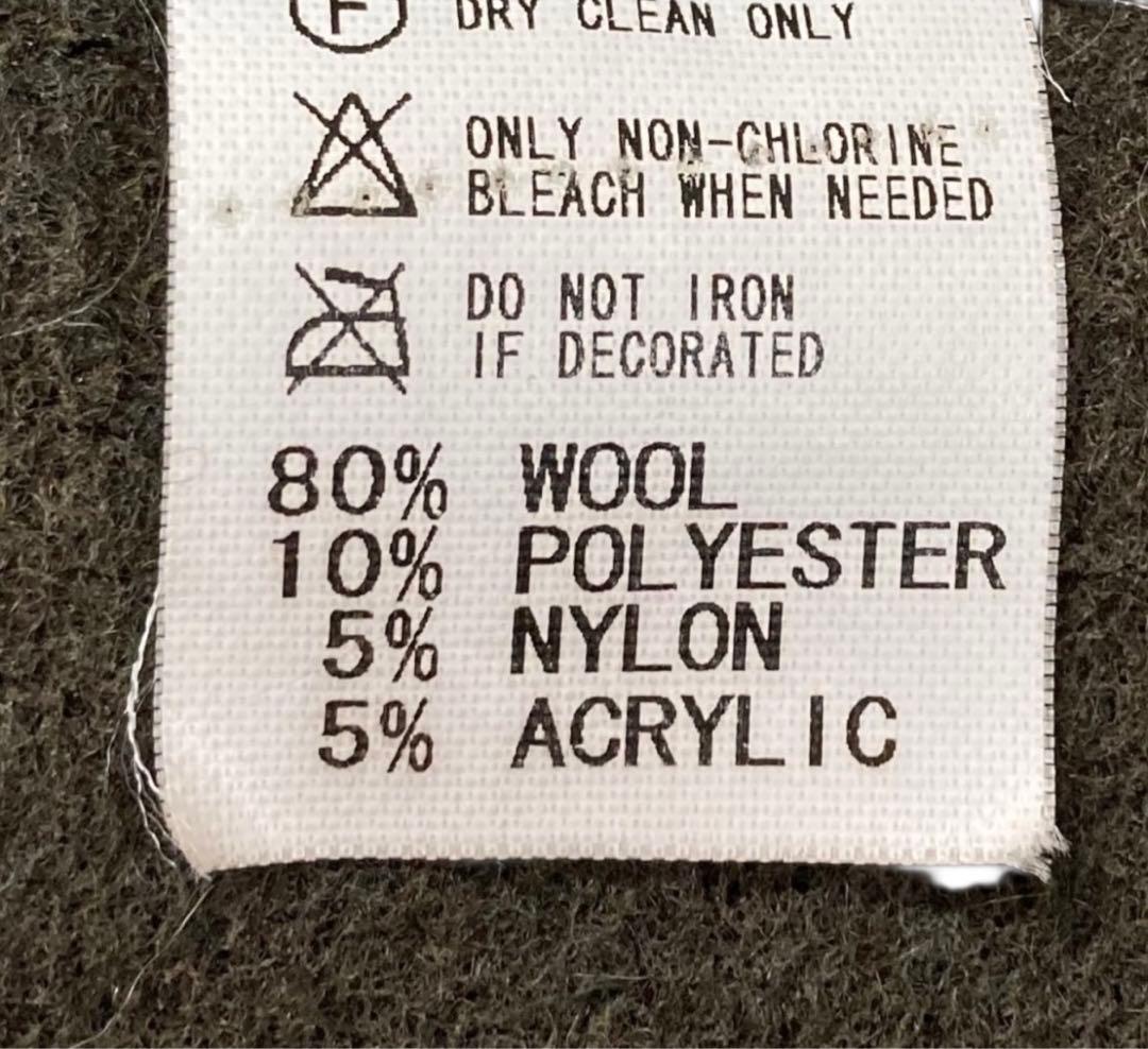 アーカイブ　GOODENOUGH　ウールジップアップジャケット カーキ