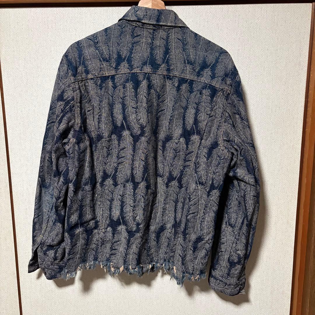 KAPITAL フェザー　デニムジャケット　Lサイズ