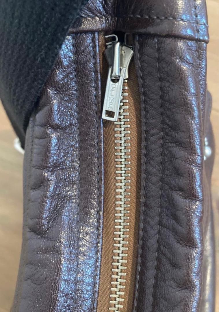 レインボーカントリー　ショルダーバッグ　馬革　ブラウン