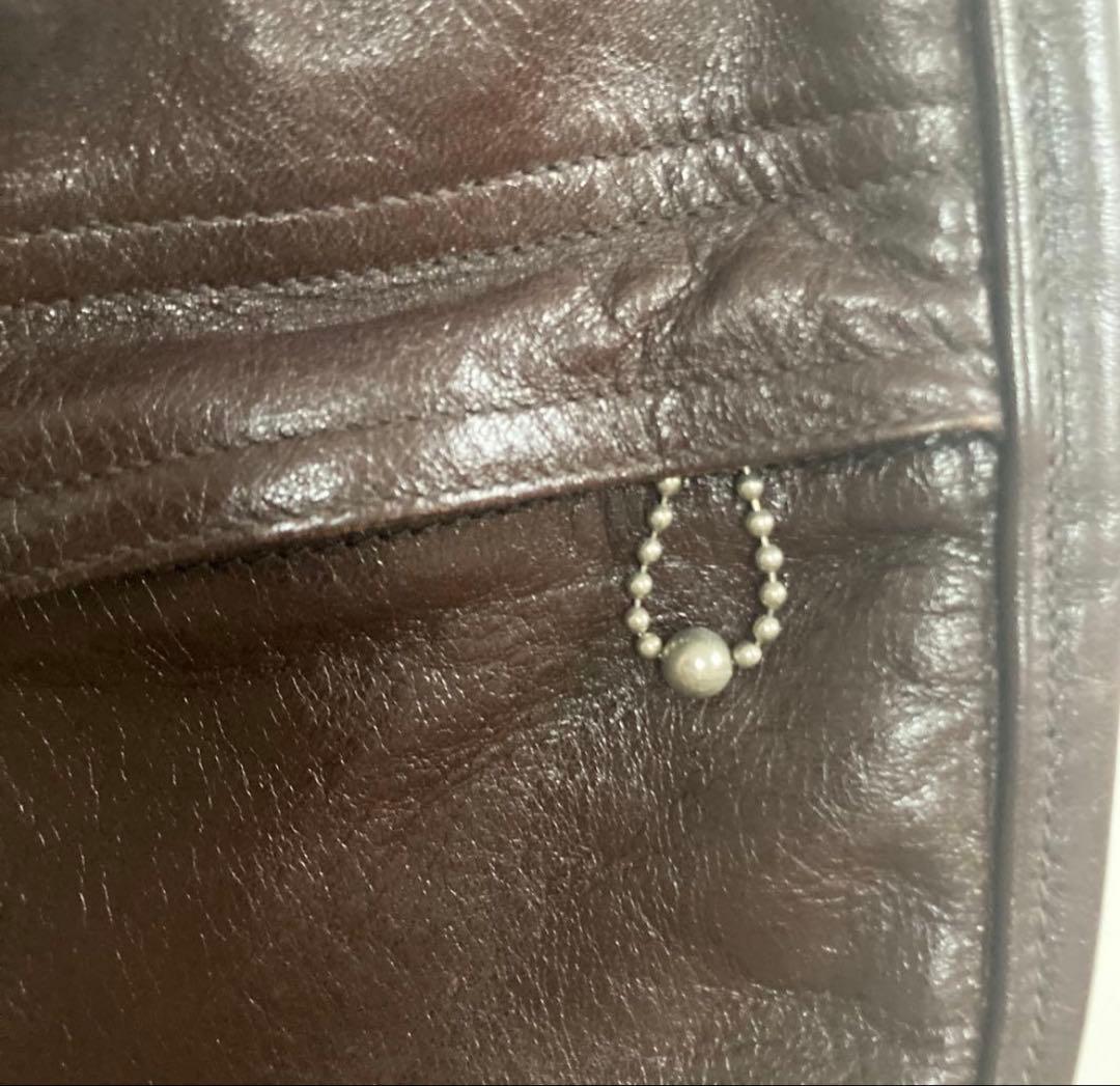 レインボーカントリー　ショルダーバッグ　馬革　ブラウン