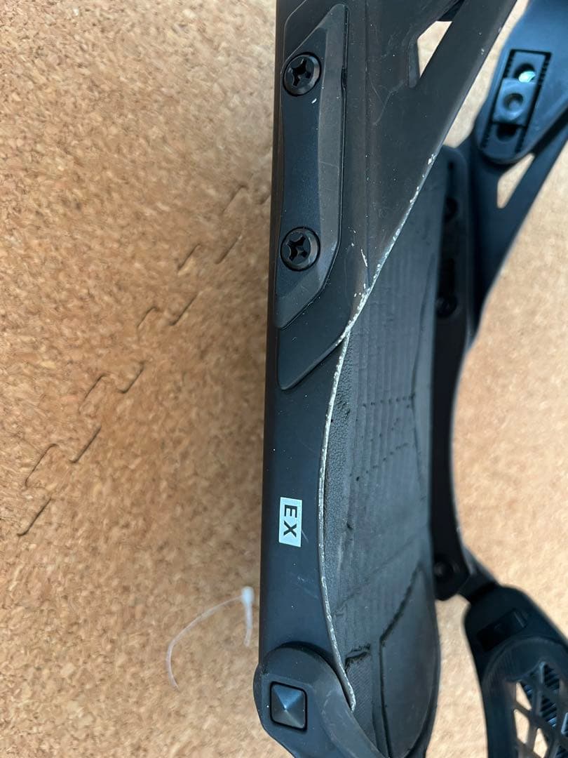 RIDE スノーボードビンディング 黒　サイズXL