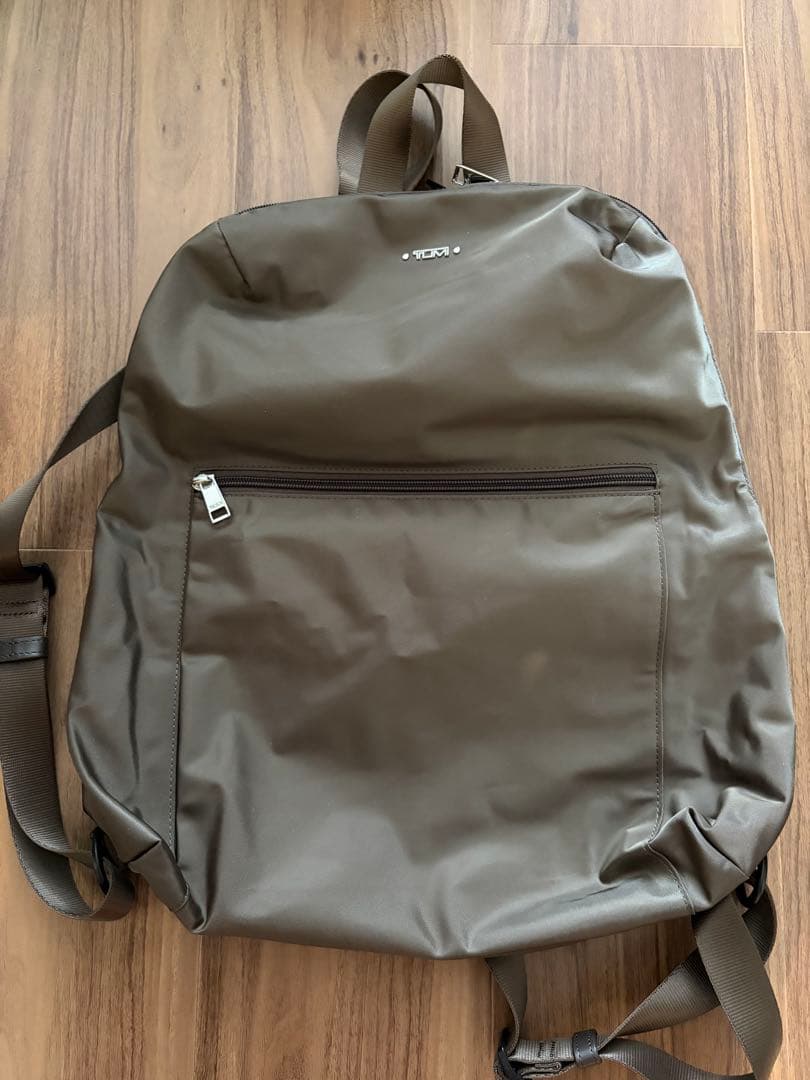 TUMI トゥミ　ブラウン　ポケッタブルバックパック リュック　レディース