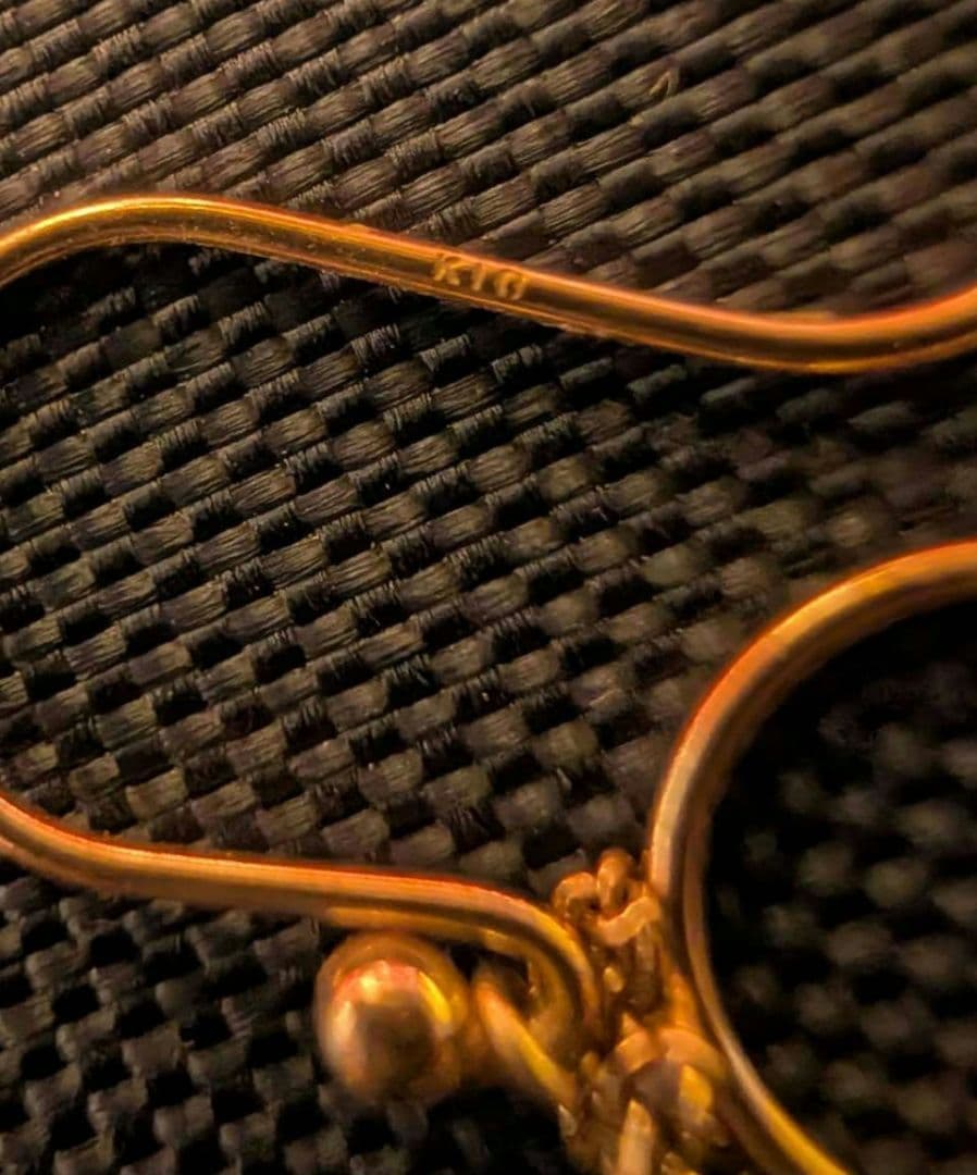 K10 ロングチェーン ピアス