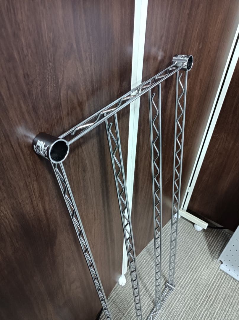 八6225【未使用品】ホームエレクター　パンチングシェルフ メタリックシルバー