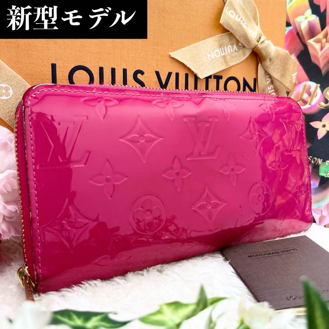 ルイヴィトン ヴェルニ 新型 ジッピーウォレット 長財布 ピンク - メルカリ