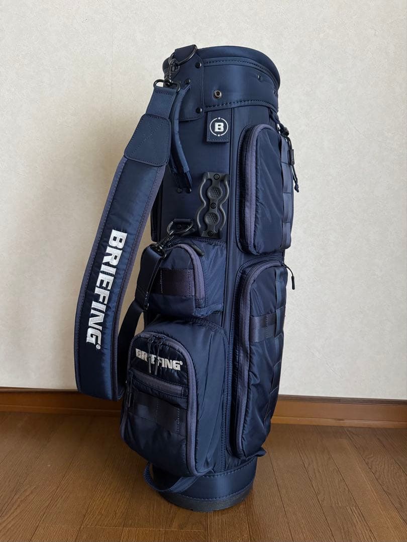 ブリーフィング BRIEFING 軽量 キャディバッグ CR-6 ネイビー