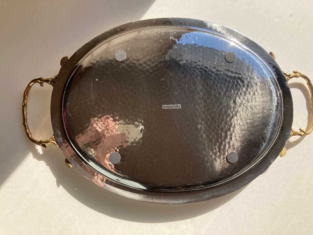 【新品未使用】Bernardo Bellini シルバー トレー お盆