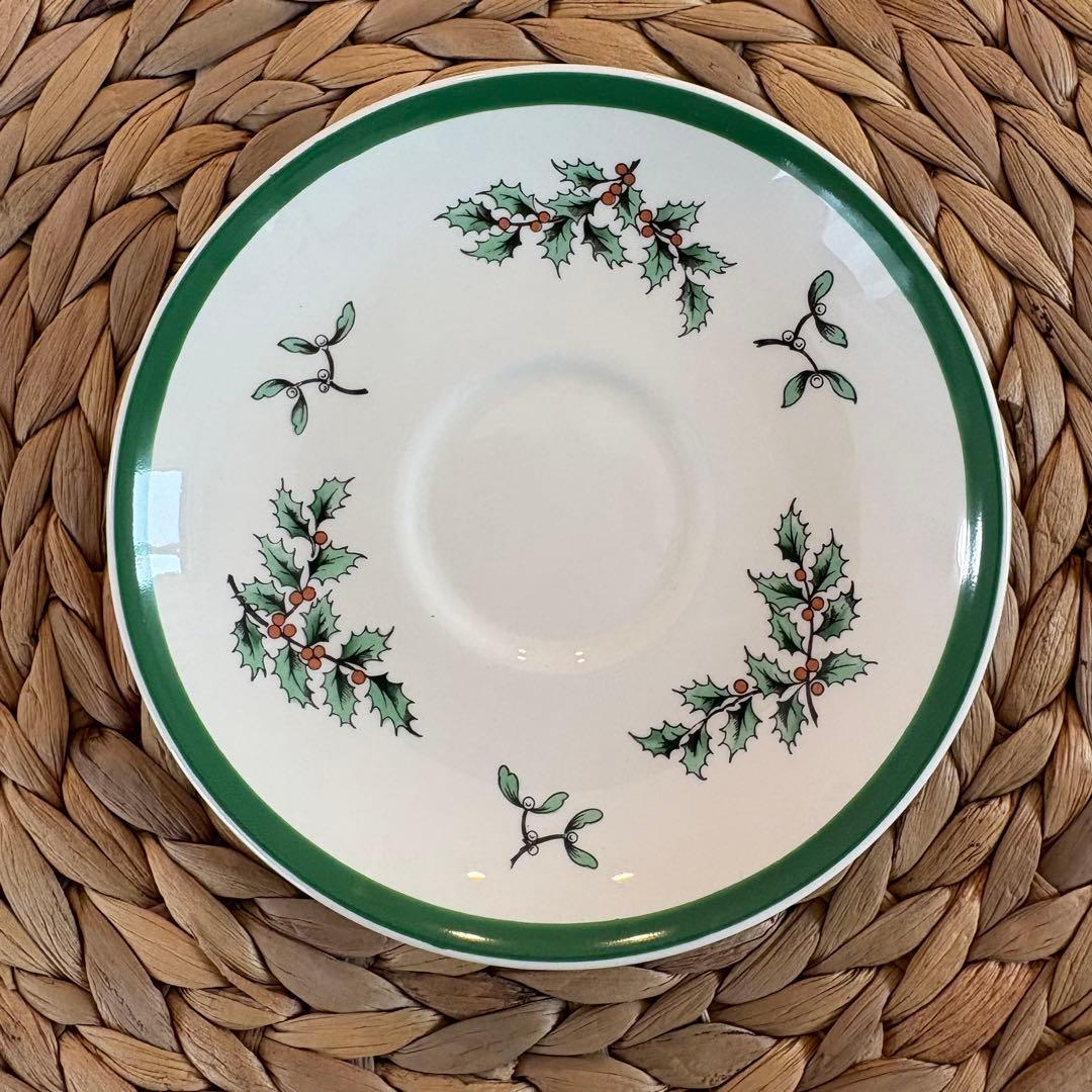 箱付き・英国製】スポード クリスマスツリー プレート カップ