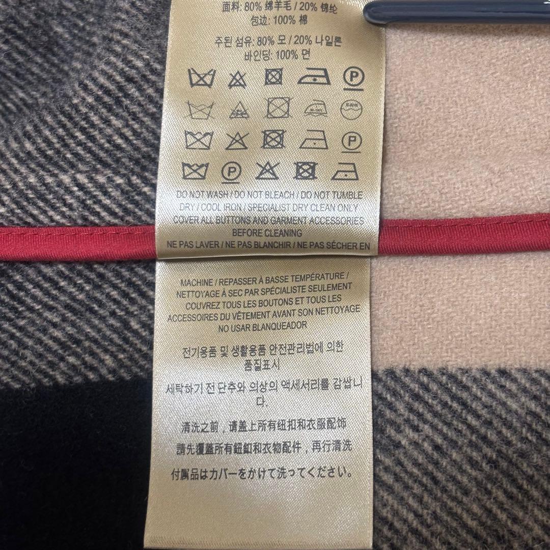 美品　近年モデル　大きめ　バーバリーロンドン　ダッフルコート　レッド　サイズ54