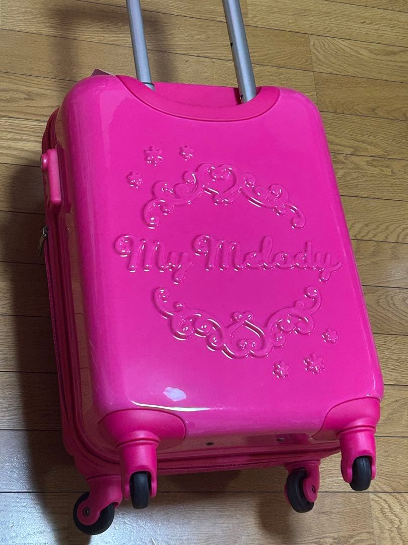 新品 My Melody キャリーケース フロントオープン 23L マイメロsanrio