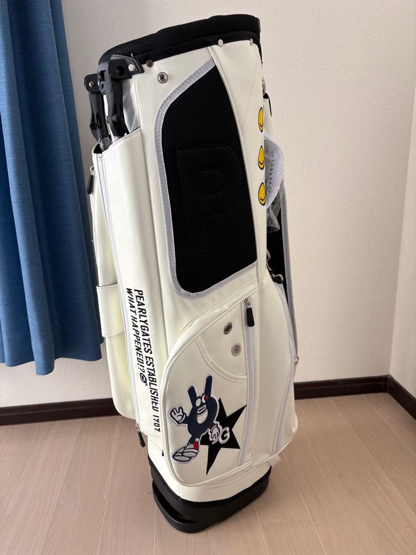 PEARLY GATES キャディバッグ ホワイト