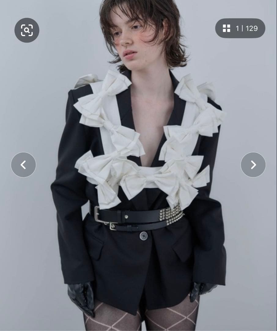 Carmelo　Ribbon harness / リボンハーネス 白