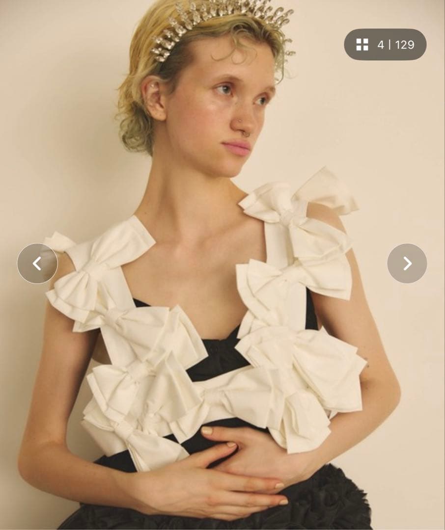 Carmelo　Ribbon harness / リボンハーネス 白